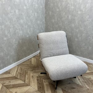 LAATSTE KANS - Draaifauteuil in de luxe stof bouclé zand FA025
