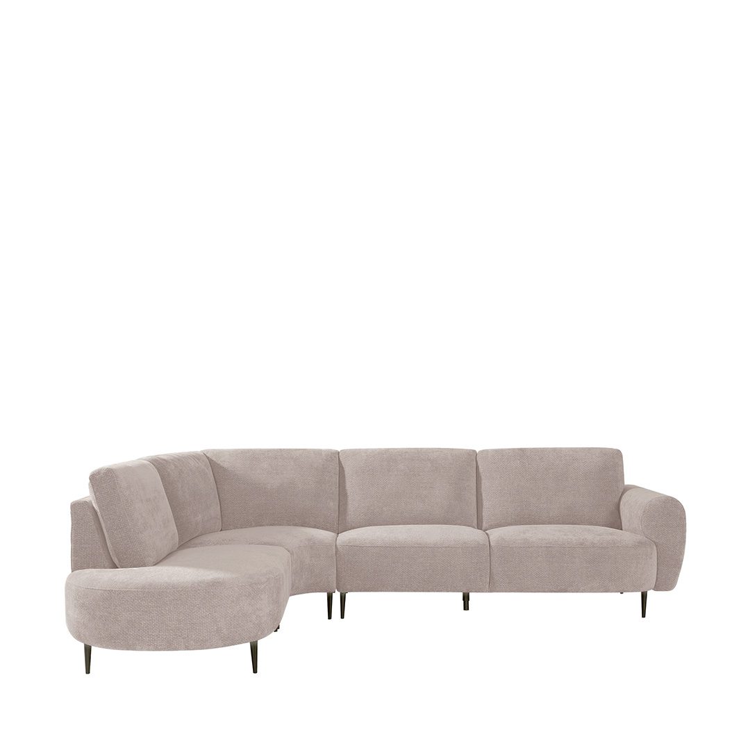 LABEL51- Hoekbank Milano – Clay – – Links Voorstaand