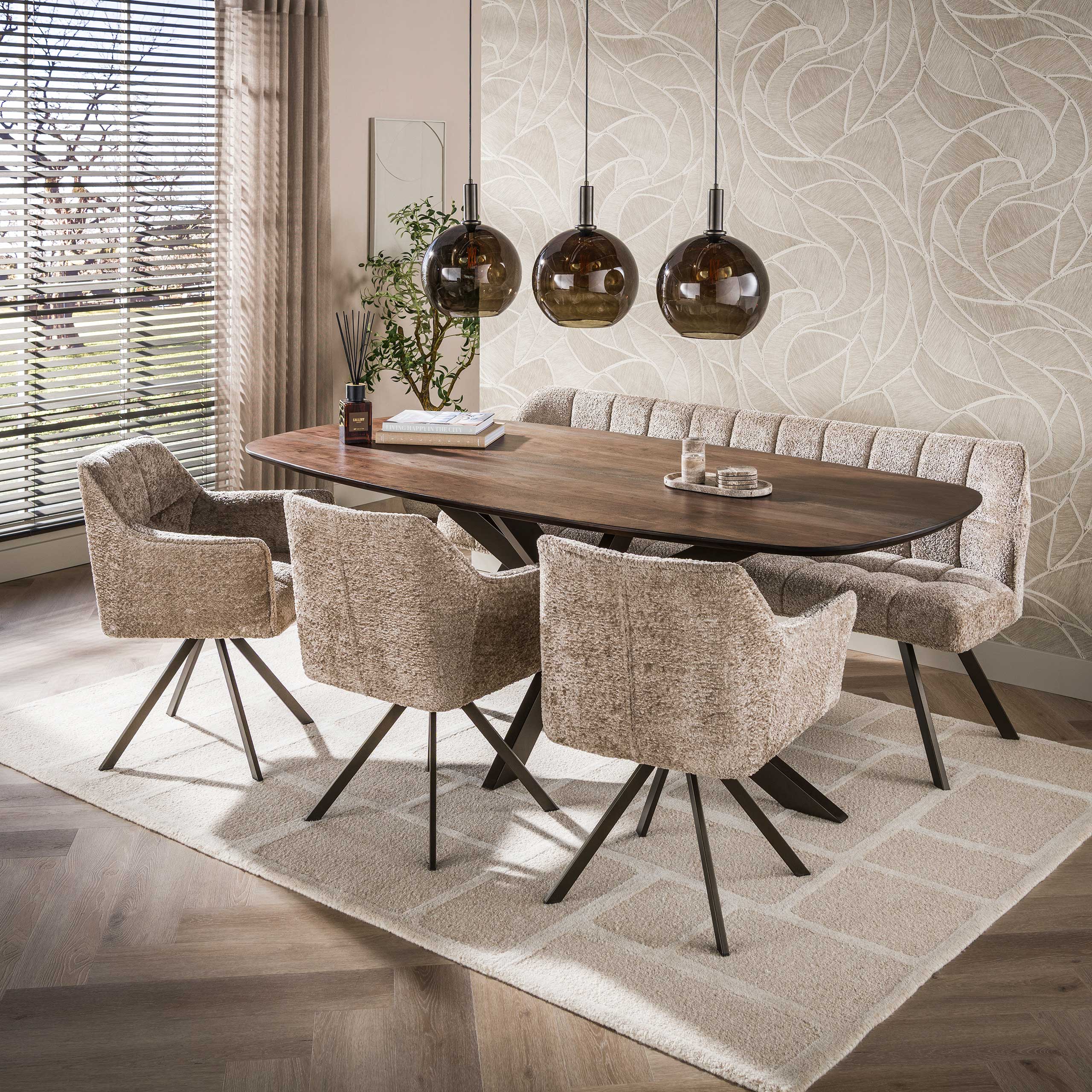 RetoMeubel - Eettafel Arhus Solid 215