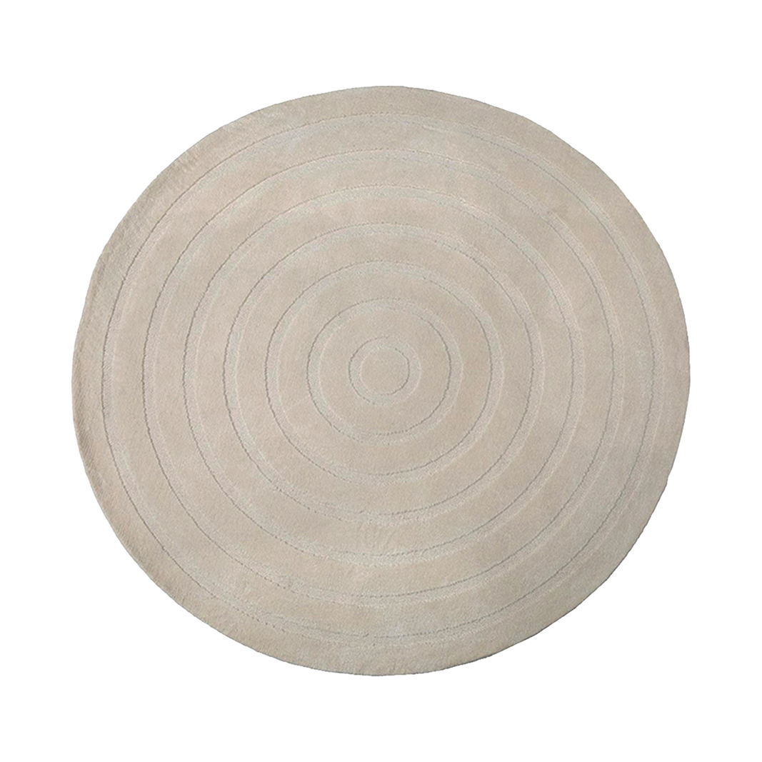 LABEL51- Vloerkleden Agra - Taupe - Polyester - 150x150 cm - Rond
