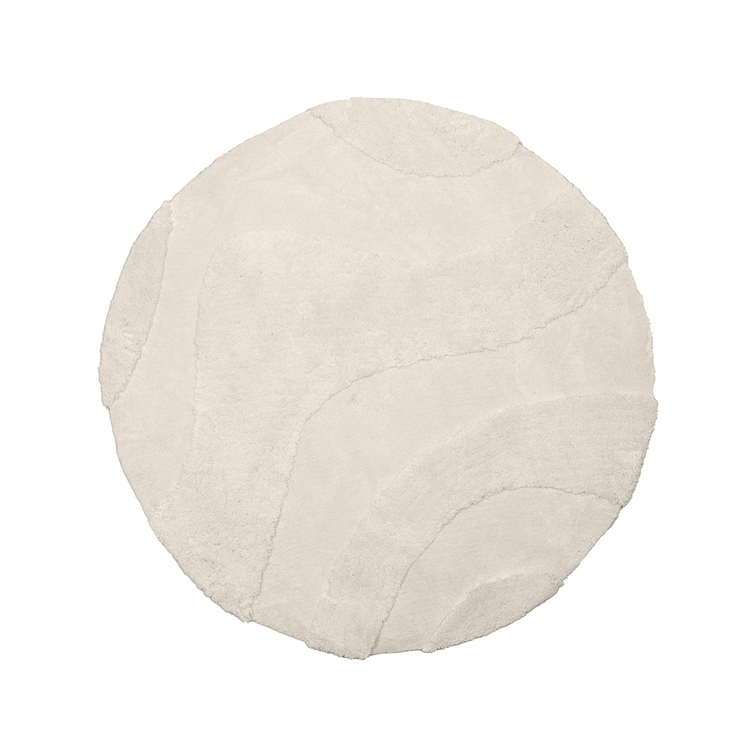 LABEL51- Vloerkleden Rima - Ivoor - Synthetisch - 200x200 cm - Rond