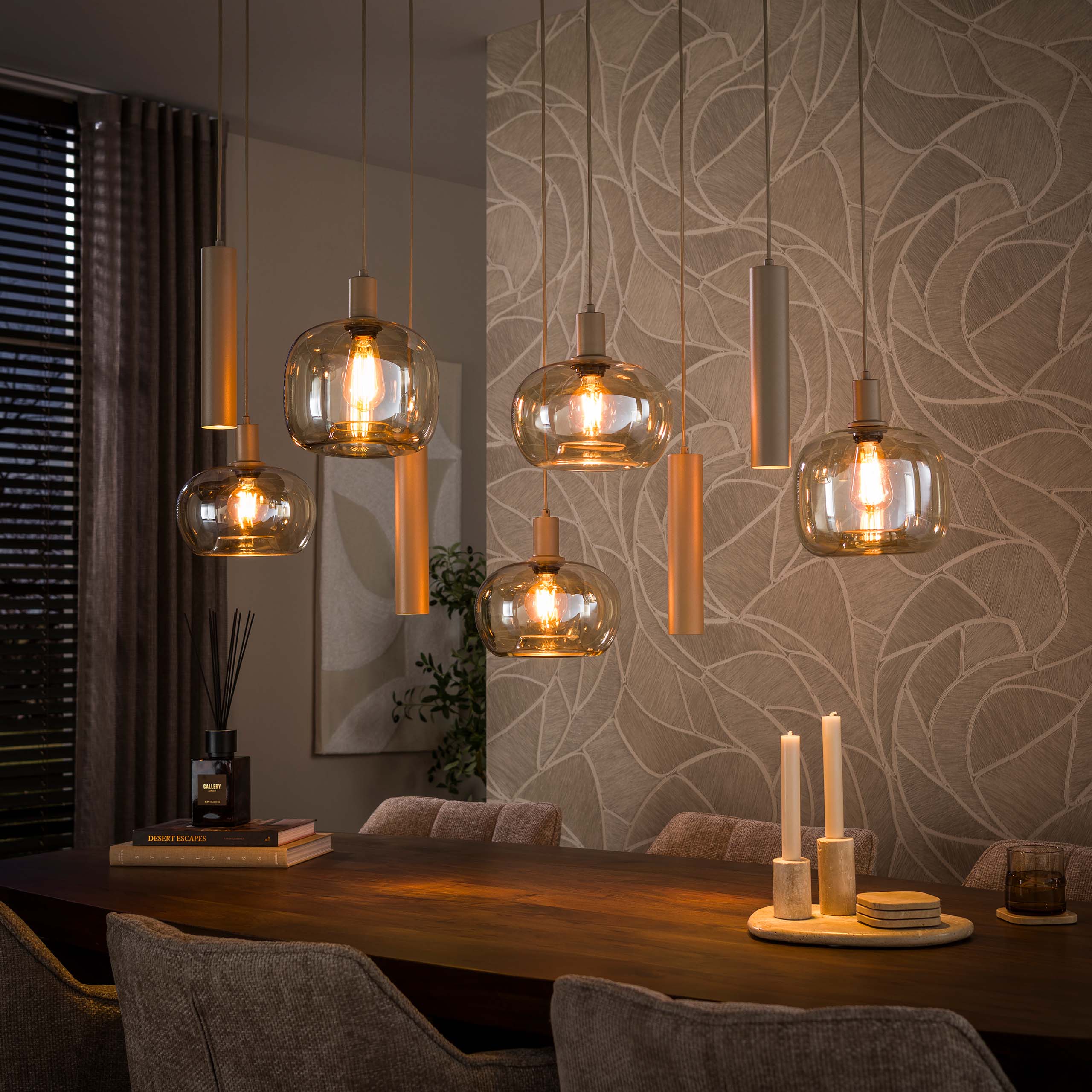 RetoMeubel - Hanglamp Serene 5+4L