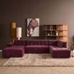 Starfurn - MySofa Ruby U-bank Paars Lounge L + 2,5 + Ottomane R MYS 7010 Scaled 1