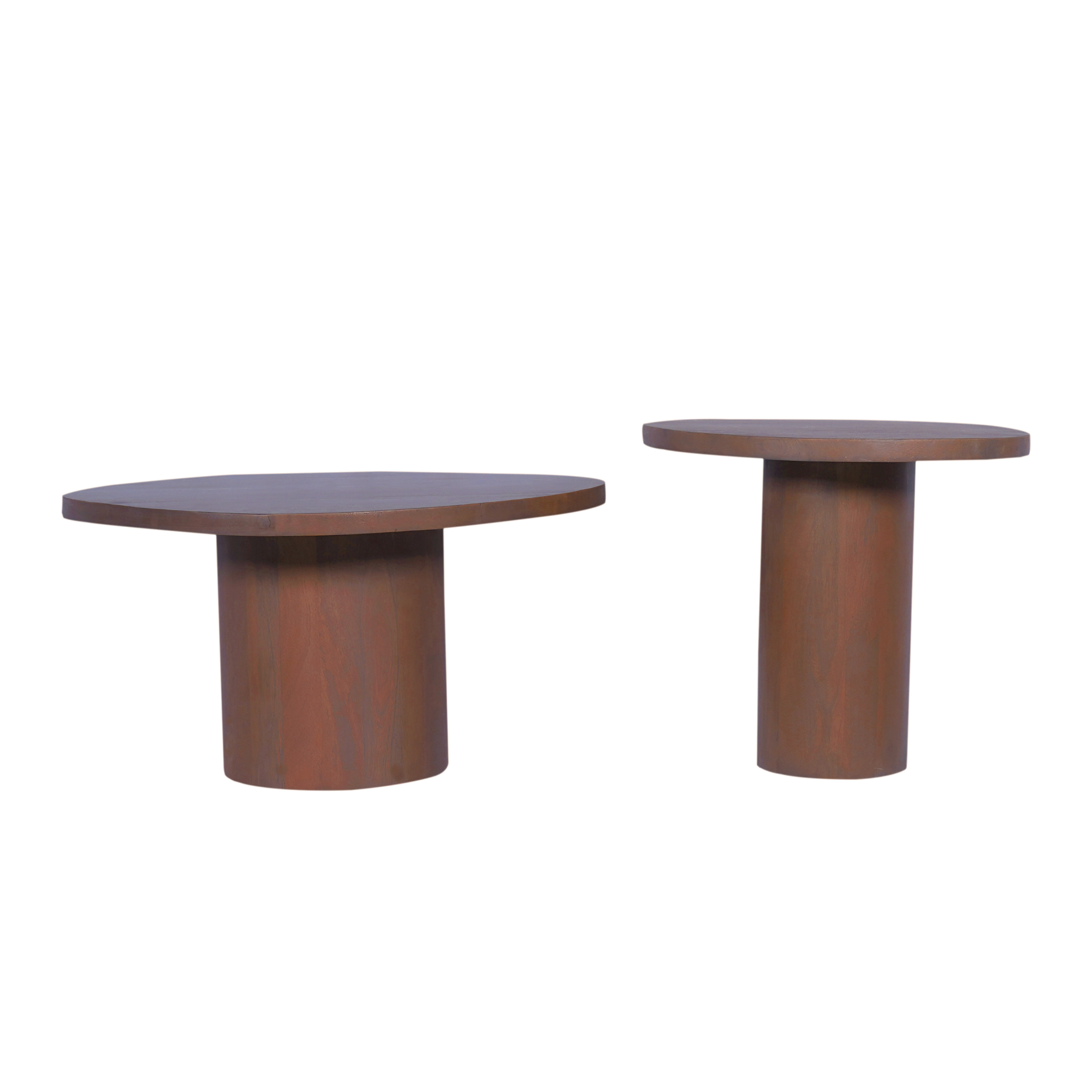Starfurn - Salontafel set Mirre Walnoot Mangohout 70 cm