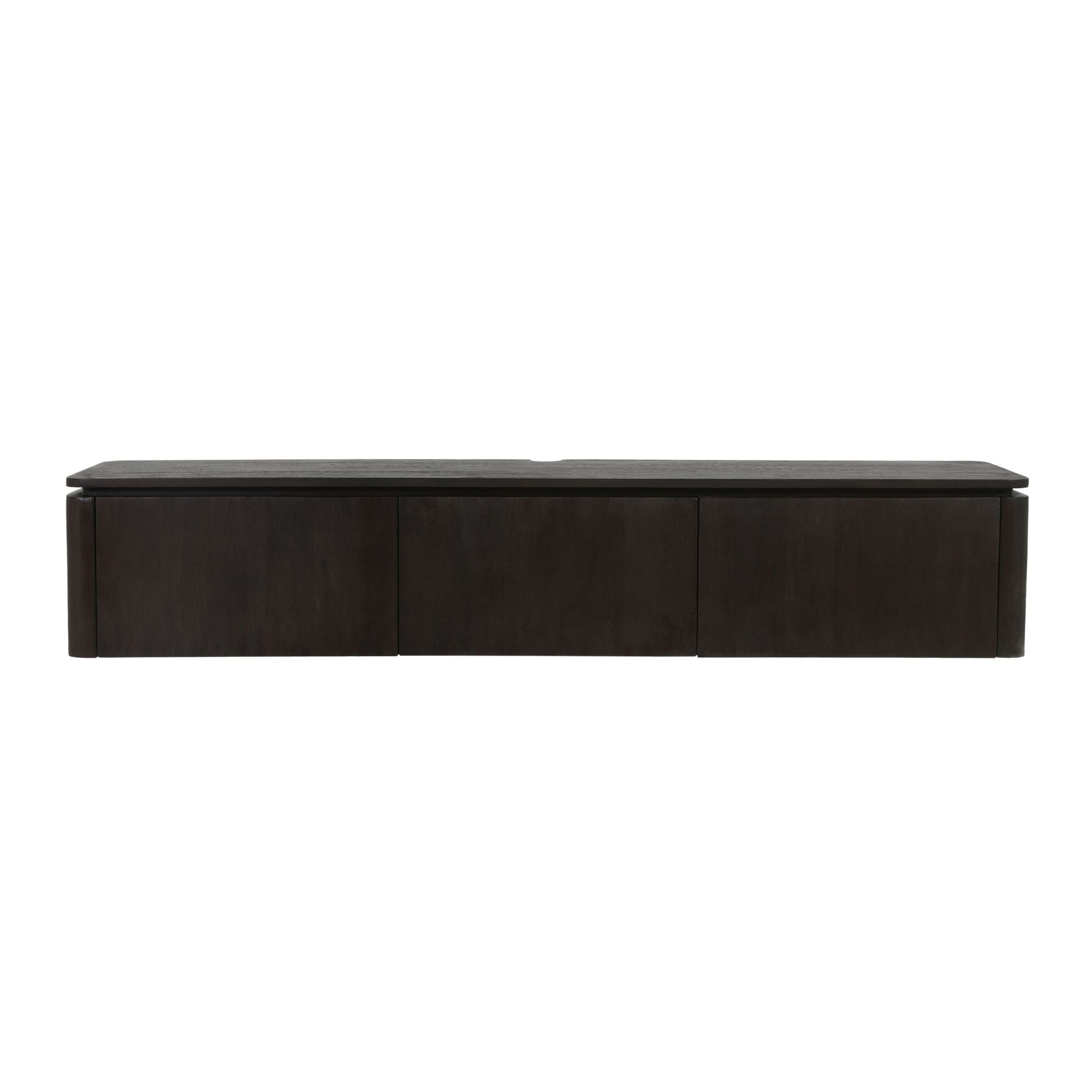 Starfurn - Zwevend tv meubel Dallas Bruin Mangohout 165 cm